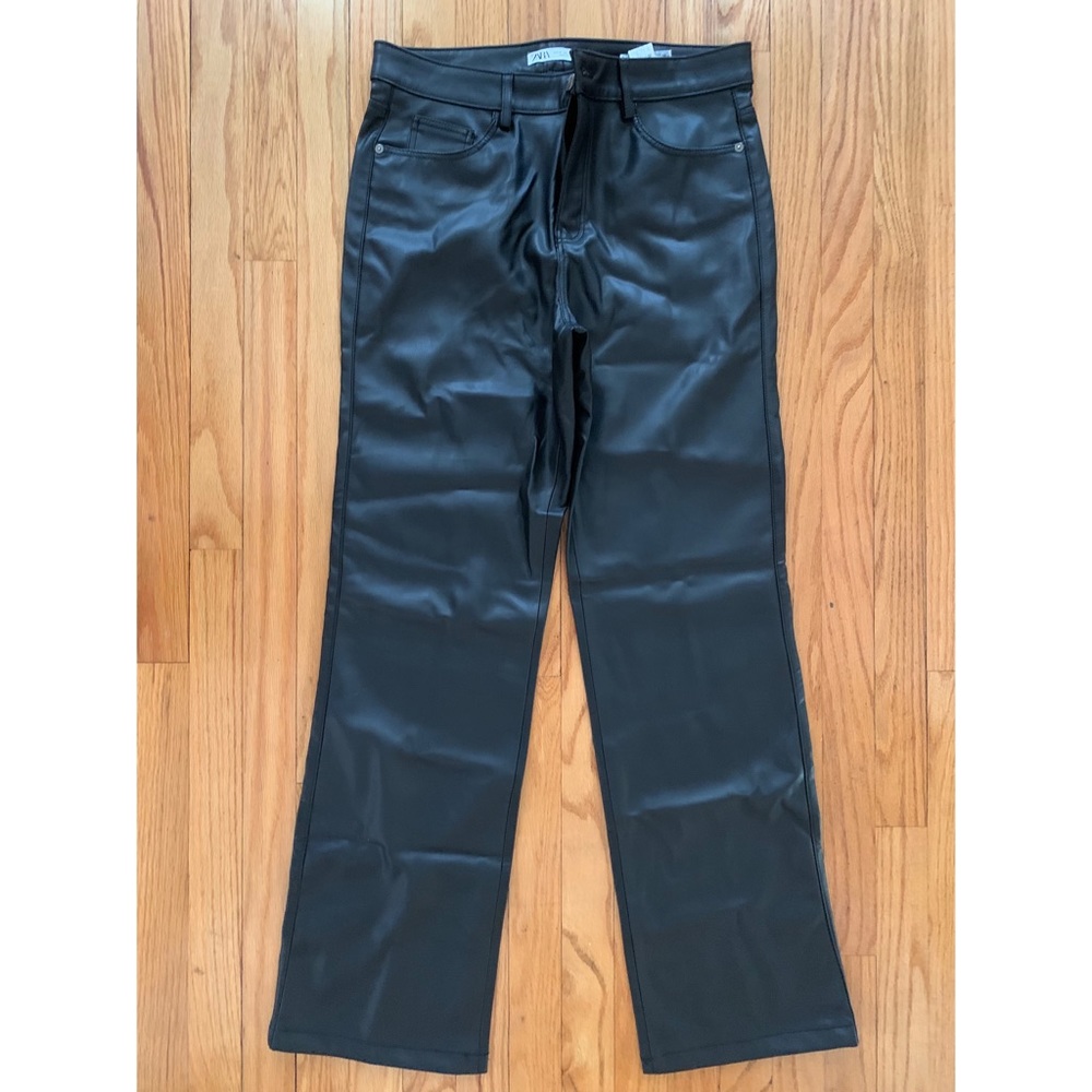 Faux leather pants Zara